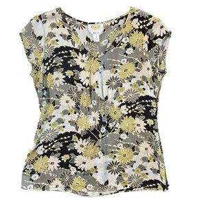 Womens Size‎ 8 Talbots Pure Silk Floral Tank Top